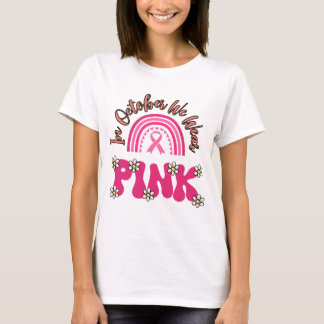 Camiseta Em outubro Vestimos Rosa