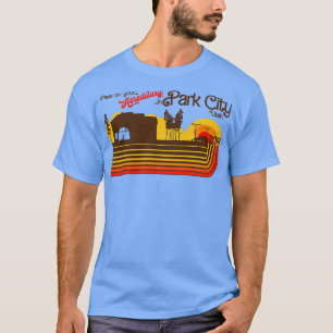 Camiseta Em Park City Utah Retro Horror