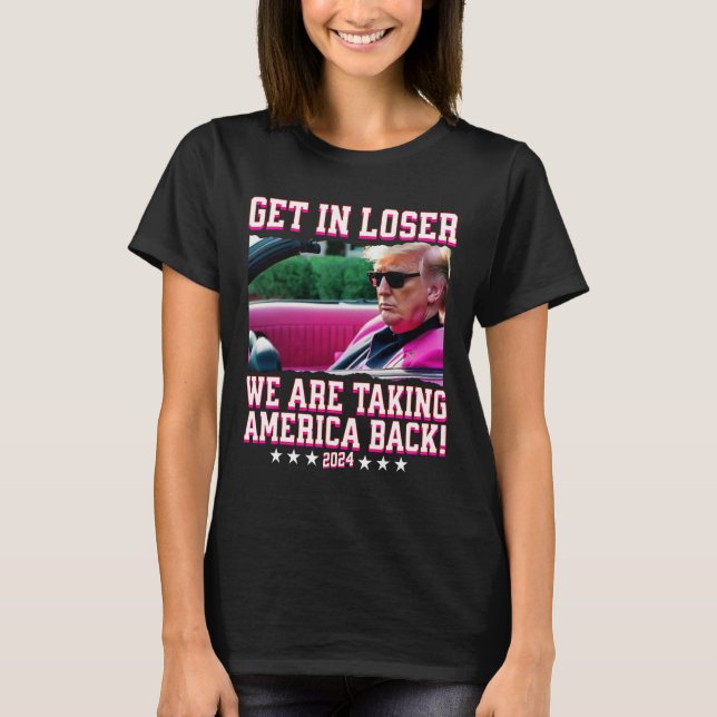Camiseta Em Perdedor, Estamos A Levar A América De Volta A  (Frente)