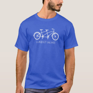 Camiseta Em Perfeito Equilíbrio, Tandem Cyclist