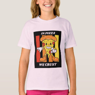 Camiseta Em pizza, cromos