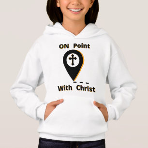 Camiseta Em ponto com Cristo da garota bíblica