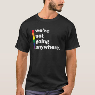Camiseta Em qualquer lugar (LGBT Gay Lésbica Transgênero)