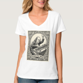 Camiseta Em Rocha Confiamos 100 Rochas Tecladista Franklin