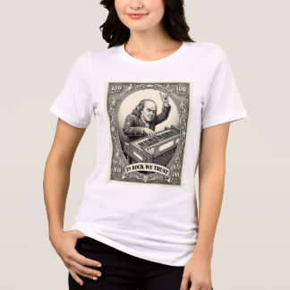 Camiseta Em Rocha Confiamos 100 Rochas Tecladista Franklin