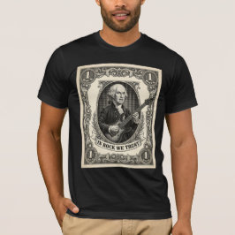 Camiseta Em Rock Confiamos 1 Rock Washington Guitarra Vinta