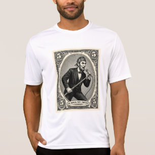 Camiseta Em Rock Confiamos 5 Rochas Cantor Lincoln