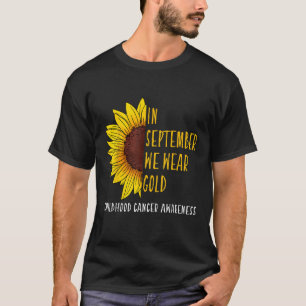 Camiseta Em setembro use a conscientização do câncer infant