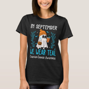 Camiseta Em setembro Vestimos a consciência do Câncer de ov