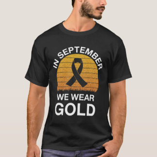 Camiseta Em setembro Vestimos o Dourado Rainbow Chilhood Ca