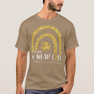 Camiseta Em setembro Vestimos o Dourado Rainbow Twinkle Chi