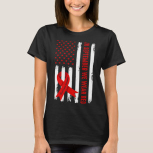 Camiseta Em Setembro, Vestimos Vermelho Por Alarmes De Canc