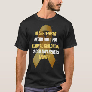 Camiseta Em setembro Visto Dourado