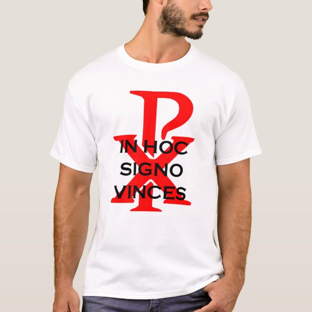 Camiseta Em Signo hoc Vinces (Frente)