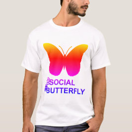 Camiseta Em Social Hashtag Butterfly [Hyper Filter remix]