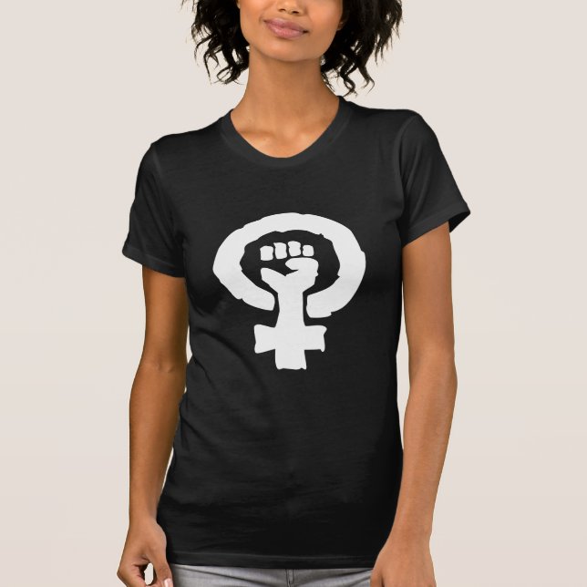 Camiseta Em solidariedade com os direitos das mulheres (Frente)