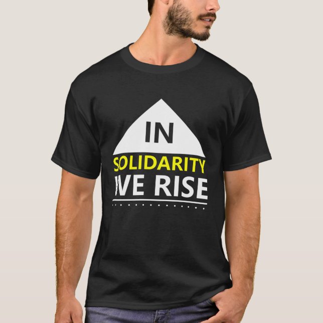 Camiseta Em Solidariedade, Subimos (Frente)