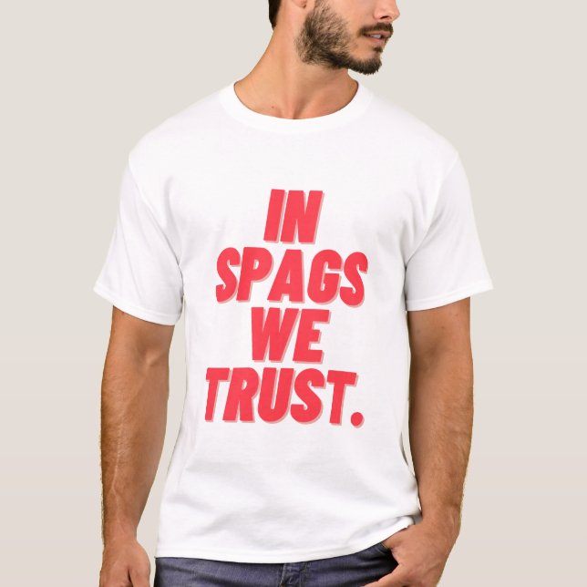 Camiseta Em spags nós confiamos (Frente)