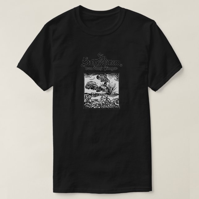Camiseta Em Stahlgewittern Tempestade De Sl Ernst Junger Al (Frente do Design)