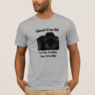 Camiseta Em todo do tiro
