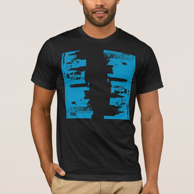 Camiseta Em torno da abstração do Centro (Frente)