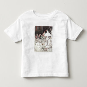 Camiseta Em torno da lâmpada em Noite, 1900 (w/c no papel)