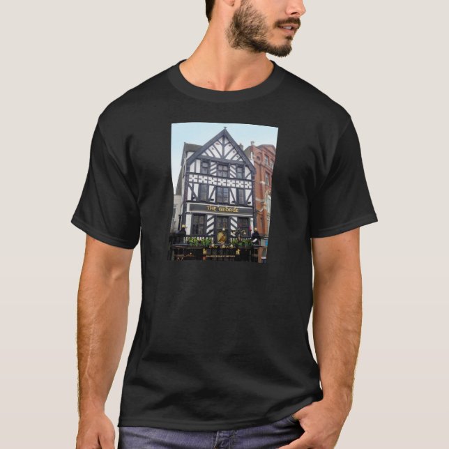 Camiseta Em torno de Grâ Bretanha,     o George, bar de (Frente)