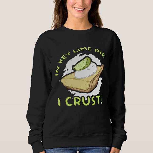 Camiseta Em Torta De Limão Chave Eu Crosta  Bolo (Frente)