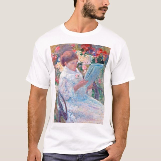 Camiseta Em um balcão, Mary Cassatt (Frente)
