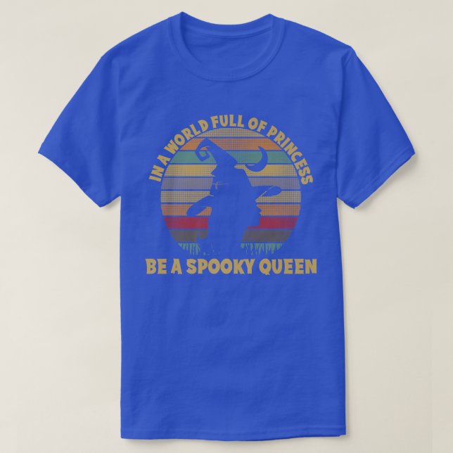Camiseta Em Um Cheio Mundial Da Princesa Seja Um Rainha Hor (Frente do Design)