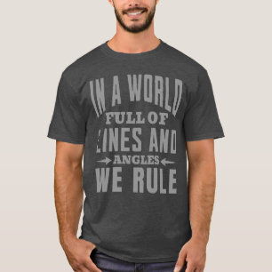Camiseta Em um Cheio Mundial de Levantadores de Ângulos ou