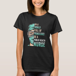 Camiseta Em Um Cheio Mundial De Princesas Seja Um Público E