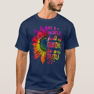 Camiseta Em um cheio mundial de vovô ser tu
