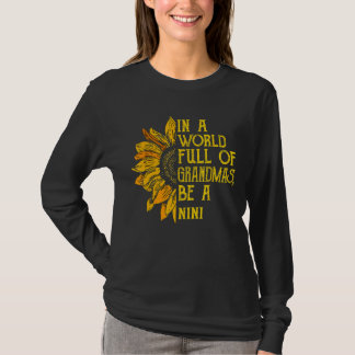 Camiseta Em Um Cheio Mundial, Seja Divertido Nini Roupa