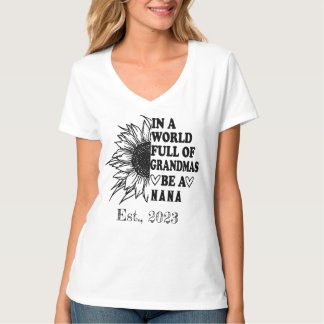 Camiseta Em Um Cheio Mundial, Seja Uma Mamã Mimi Mamãe