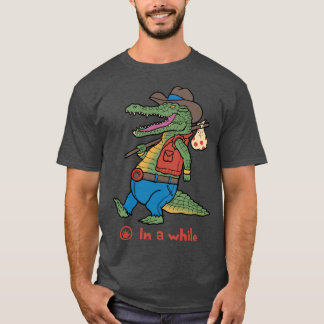 Camiseta Em um crocodilo de while