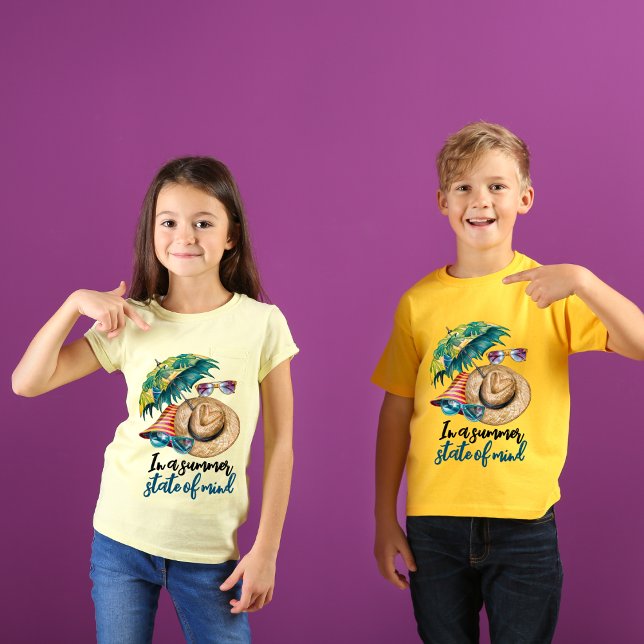 Camiseta Em um estado de espírito de verão (Criador carregado)