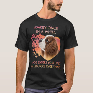 Camiseta Em Um Momento Um Câncer Cavaleiro Rei Charles Spa