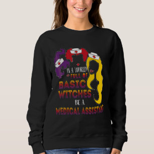 Camiseta Em Um Mundo Cheio De Bruxas Básicas Seja Assistent