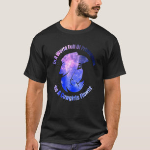 Camiseta Em Um Mundo Cheio De Princesas Seja Uma Flor De Va