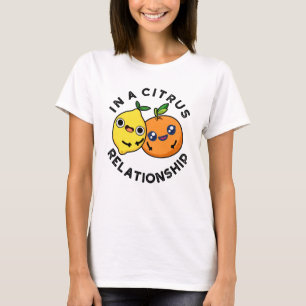 Camiseta Em Um Relacionamento De Citros, Fruta