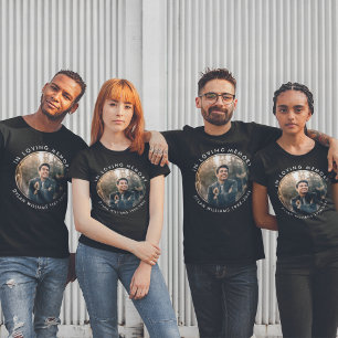 Camiseta Em uma foto de memória de amor