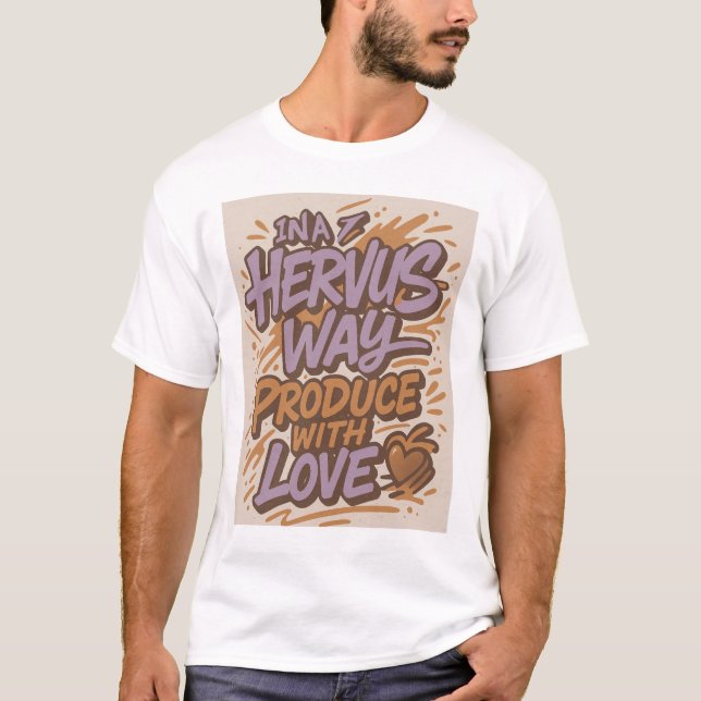 Camiseta Em uma maneira Hervus - feita a partir de uma assi (Frente)