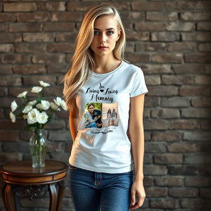 Camiseta Em viver e amar a memória