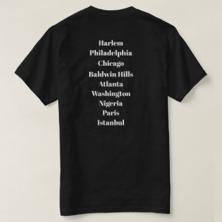 Camiseta "em volta do quarteirão, em todo o mundo," HWM