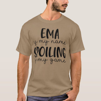Camiseta EMA é o Meu Nome Estragar é o Meu Jogo Divertido r