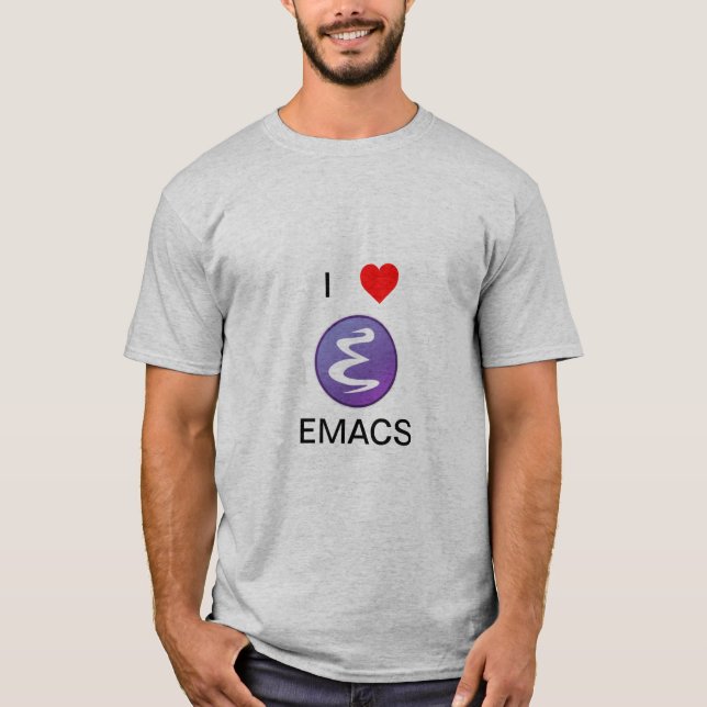 Camiseta Emacs > vi (Frente)