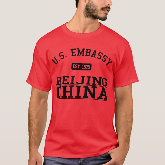 Camiseta Embaixada Beijing, China (Frente)