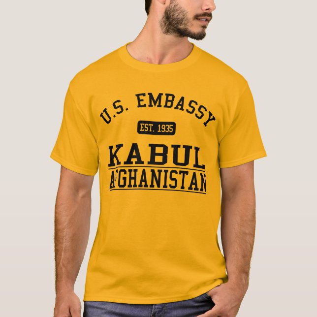 Camiseta Embaixada Kabul Afeganistão - 1935 (Frente)