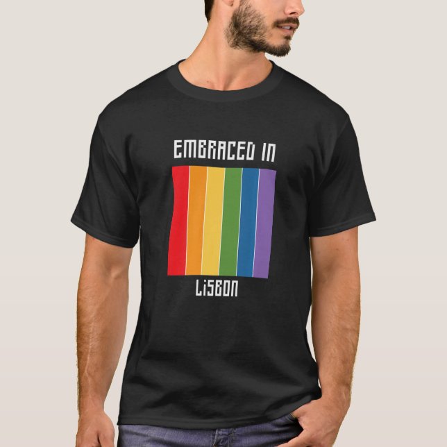 Camiseta Embalado Em Lisboa Lgbtq+ (Frente)